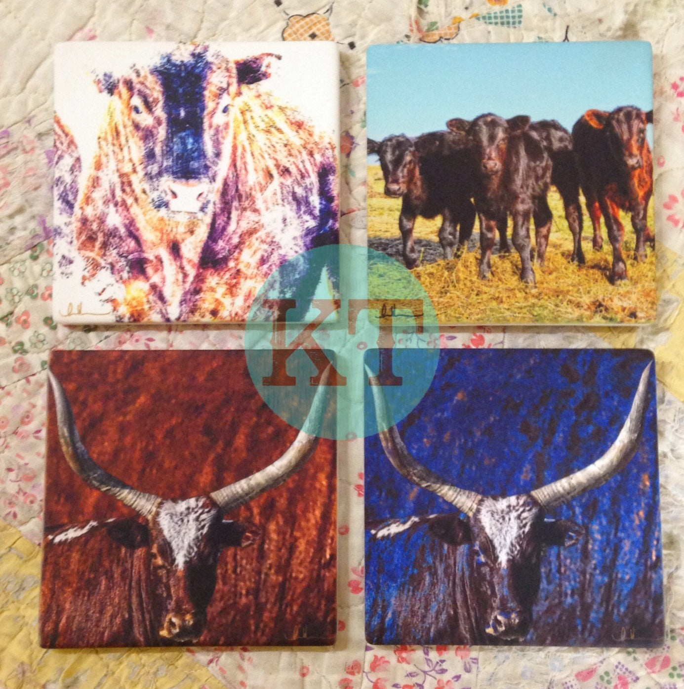 Bovine Coasters