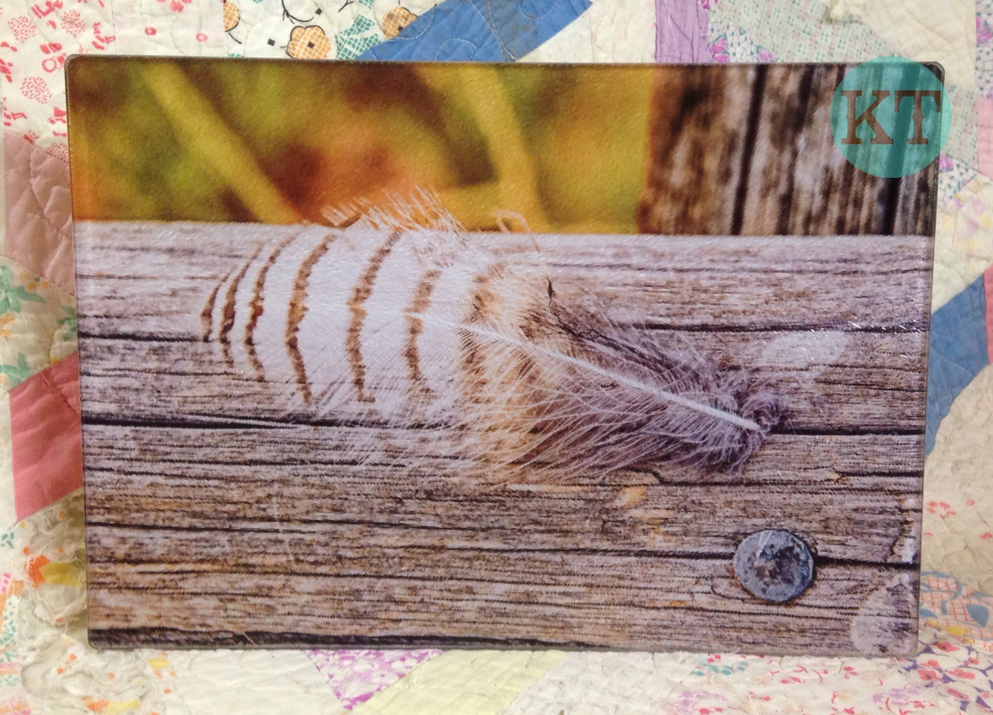 Feather Cutting Board