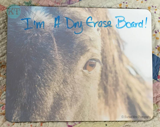 Horse Eye 8"x10.3" Dry Erase Board