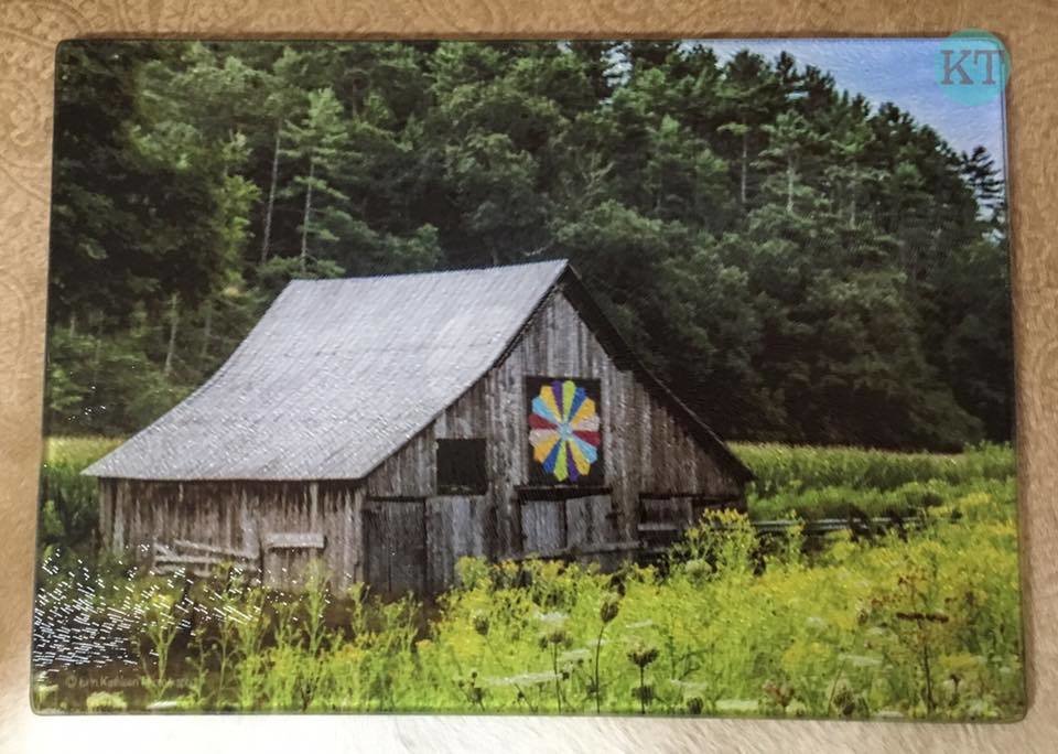 Barn Quilt Cutting Board