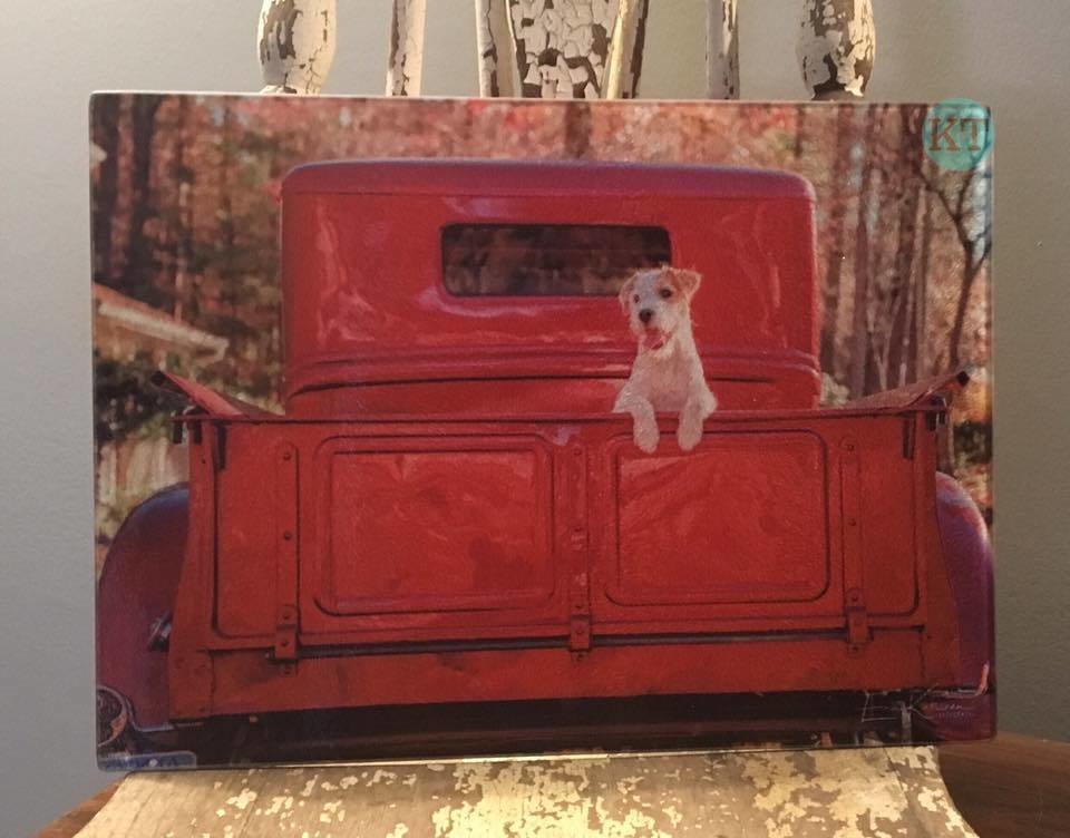 "Pop's Old Ford" Cutting Board