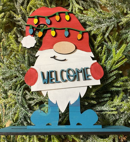 Welcome Gnome Sign