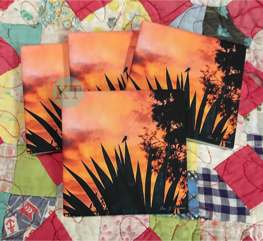 Sunset Coasters - Set Of Four